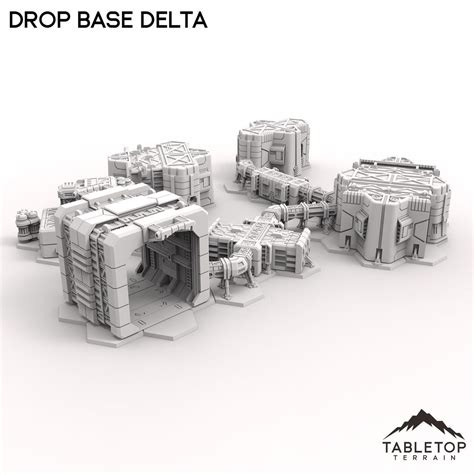 Hextech Drop Base Delta 6mm Thunderhead Studio 6mm Compatible With