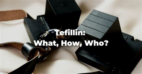 tefillin     wear
