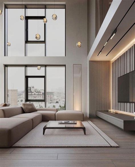 Pin By Keith Andraje On Home Interiors Double Height Living Room