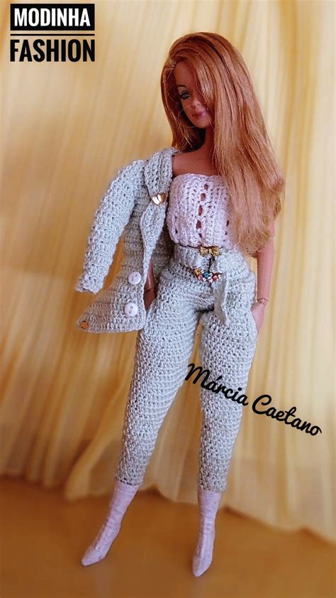 Pin De Bruh Em Barbie E Baby Alive Roupas De Croch Para Bonecas