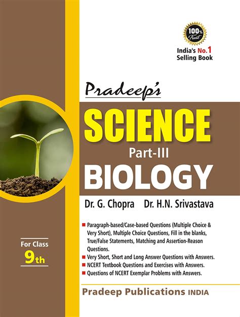 Pradeep S Science Part III Biology For Class 9 Examination 2021 22