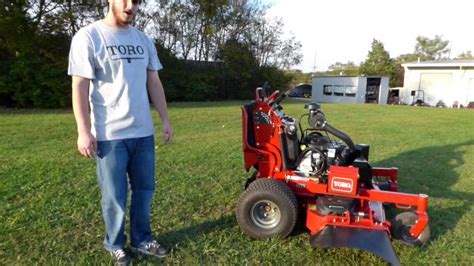 Toro Grandstand Professional Stand On Mower Review Youtube