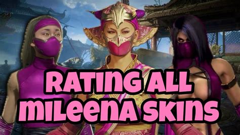 RATING ALL MILEENA SKINS MK9 MK1 YouTube