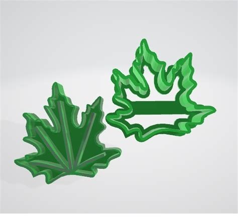 Stl File 🌿 3d Cutter Set Tree And Vegetation Leaves 9 Designs 🌿 ・3d