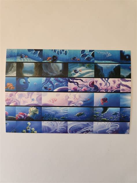 Finding Nemo Film Shots Concept Art By Ralph Eggleston Pixar Postcard