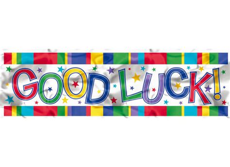 7 Best Images of Good Luck Cake Banner Printable - Goodbye and Good ...