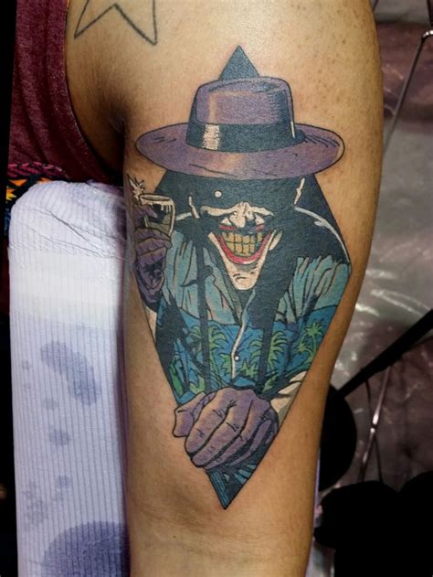 The Killing Joke Joker DC Comics Tattoo By Steve Rieck From Las Vegas