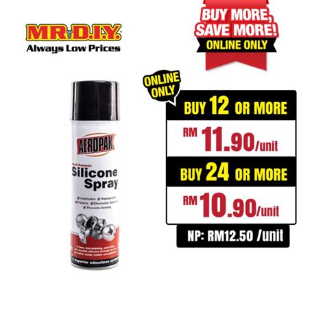 Aeropak Multi Purpose Silicone Spray Oz Mr Diy