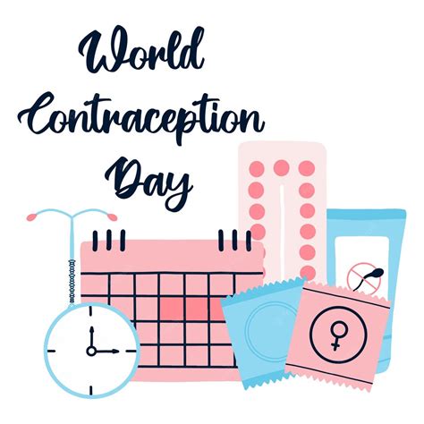 Contracepção Mundial O Conceito De Conscientização De Métodos