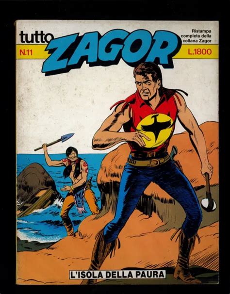 TUTTO ZAGOR N 11 L Isola Della Paura Ottimo Daim Press 1987 EUR 1 50