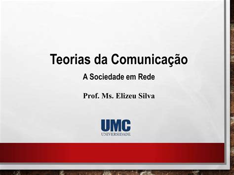 Aula 15 A Sociedade Em Rede PPT