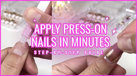 How To Apply Press On Nails With Nail Glue In Minutes At Home Its Super Simple Diy Nails