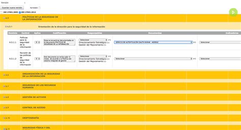 Determina Los Controles Existentes En La Declaración De Aplicabilidad