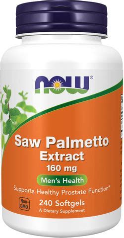 Saw Palmetto Extract 160 Mg Van NOW Foods Is Een Voedingssupplement Dat