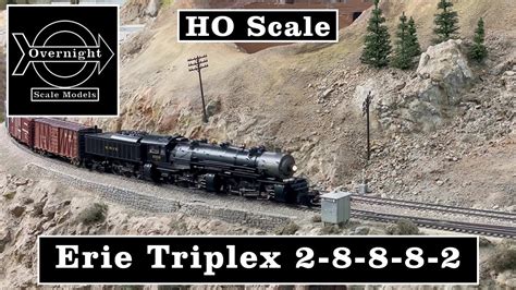 Ho Scale Mth 2 8 8 8 2 Erie Triplex 5016 Youtube