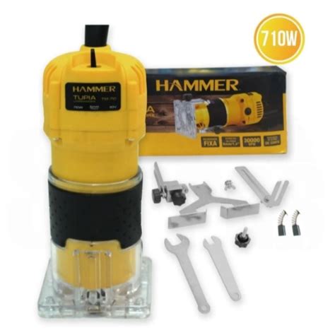 Tupia Manual Laminadora 6mm 710w Madeira Profissional Hammer Shopee