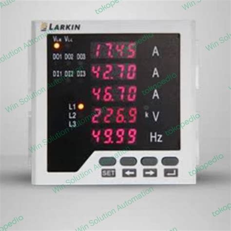 Jual Larkin Digital Panel Meter Lr Da Din Rail Digital Meter Jakarta