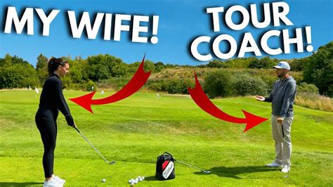 My Wife Gets A Golf Lesson From A Tour Coach Youtube