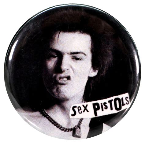 Sex Pistols Sid Vicious Button 445414 Rockabilia Merch Store