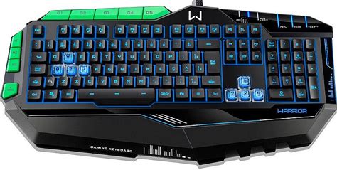 Teclado Gamer Multilaser Warrior Cores Tc Evolutek Inform Tica