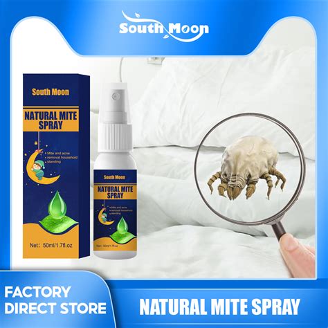 South Moon Deodorant Spray Gently Remove Dust Mites Body Safety Clothing Mites Treatment Spray