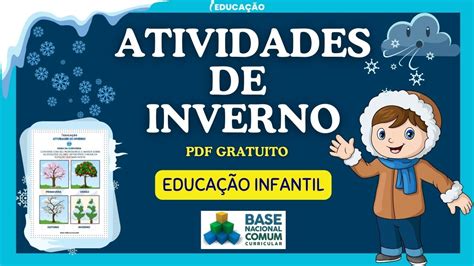 Atividades de Inverno para Educação Infantil BNCC para Imprimir