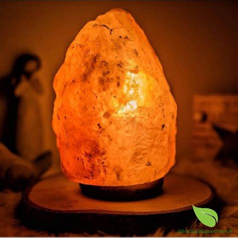 Lampe en cristal de Sel de lHimalaya 1 5 à 2 kg Ambiance Zen et