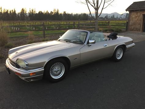 Jaguar Xjs Convertible L V Champagne On Beige Leather For Sale