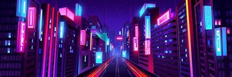 City Night View Vector Art, Icons, and Graphics for Free Download