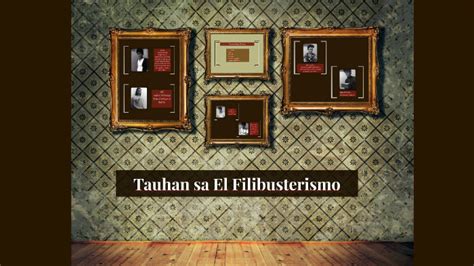 Mga Pangunahing Tauhan Ng El Filibusterismo Tauhan Karanasan