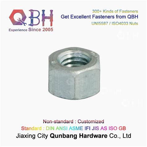 Hot Dip Galvanizing Cl M M Carbon Steel Hexagonal Nuts