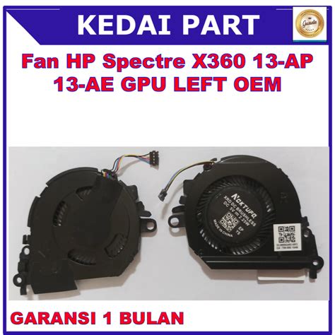 Jual Fan Hp Spectre X360 13 Ap 13 Ae012dx 13 Ae015dx 13 Ae020ca Gpu Left Oem Shopee Indonesia