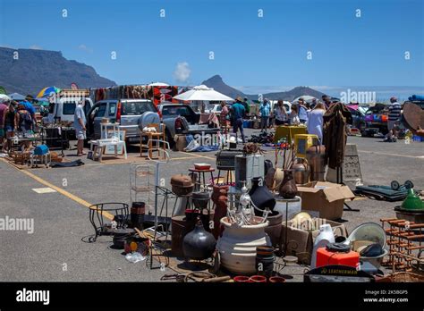 Milnerton Outdoor Flea Market In Cape Town South Africa Stock Photo