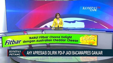 Dilirik PDIP Jadi Bakal Cawapres Ganjar Pranowo Begini Kata AHY