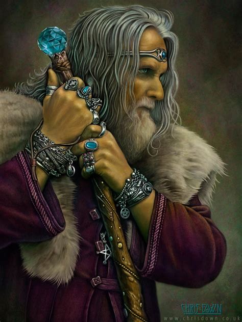 Merlin The Druid Celtic Gods Celtic Myth Celtic Fantasy Art