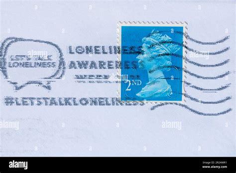 Let S Talk Loneliness Loneliness Awareness Week Message Stamped With