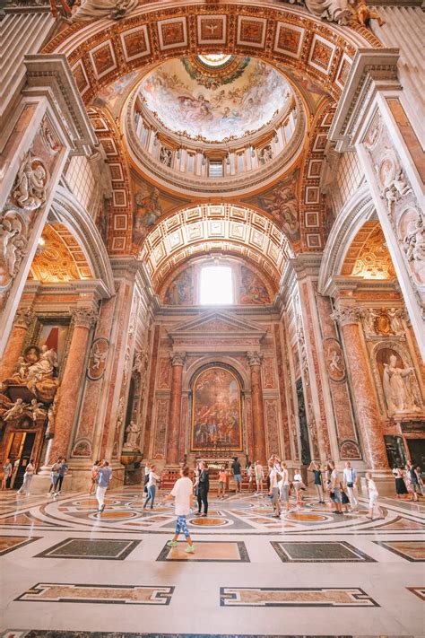 The Magnificent St Peter S Basilica In The Vatican City Rome Vatican