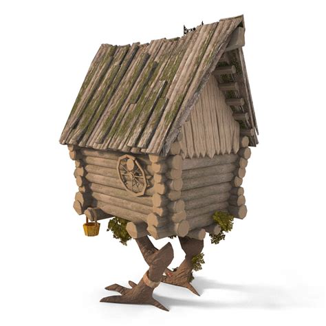 D Baba Yaga Hut Model Turbosquid