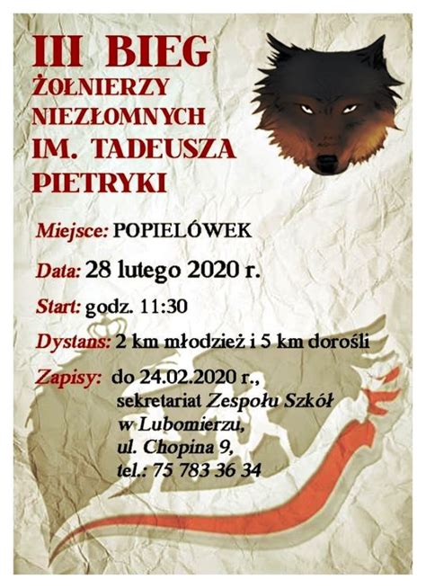 Popielówek Wioska Żołnierzy Niezłomnych Program uroczystości