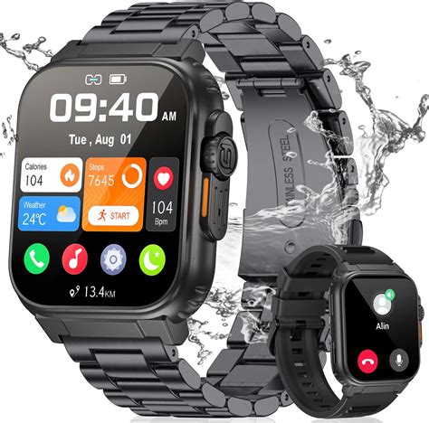 OUKITEL BT20 2023 Montre Connectée Homme Fréquence Cardiaque SpO2