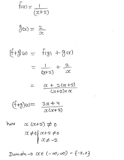 Answered Let The Function F And G Be Defined As… Bartleby