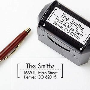 Personalized Self-Inking Address Stamper - Modern