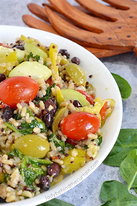 Brown Rice And Quinoa Salad