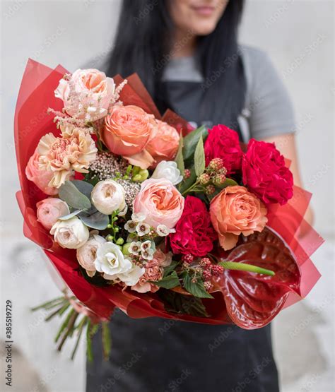 Beautiful Hands Holding Flowers