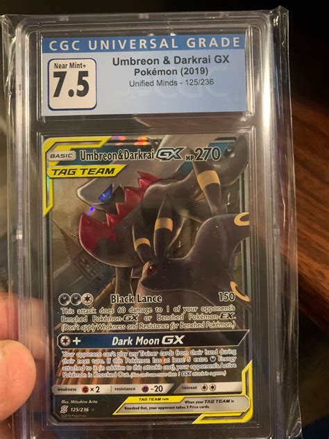 Umbreon Darkrai Gx Pokemon Etsy