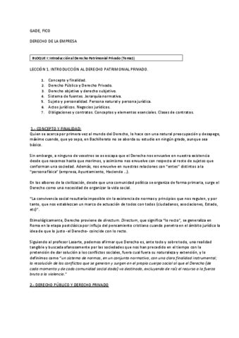 Temario Examen Enero Derecho De La Empresa Pdf