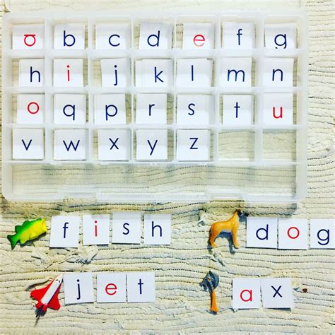 Printable Montessori Movable Alphabet Language And Literacy