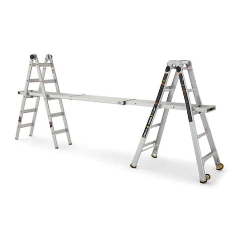 Gorilla Ladders Reach Mpxa Aluminum Multi Position Ladder With