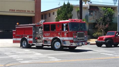 Lafd Engine Reserve Responding Youtube