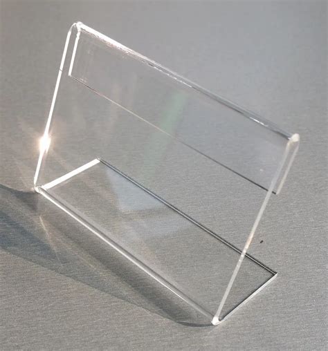 Clear T2mm Plastic Acrylic Sign Display Price Tag Paper Promotion Card